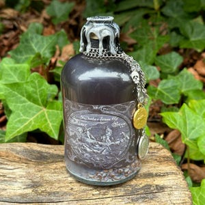 River Styx | Greek Mythology Decorative Color Changing Potion Bottle | Halloween Decor | Altar Decoration