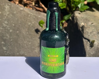 Serum of Time Manipulation | Decorative Color Changing Potion Bottle | Comic Book Decor