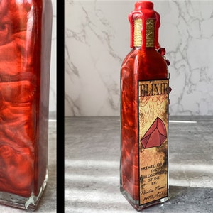 Elixir of Life | Magical Apothecary Potion Bottle | Witch and Wizard Potion | Color Changing Potion