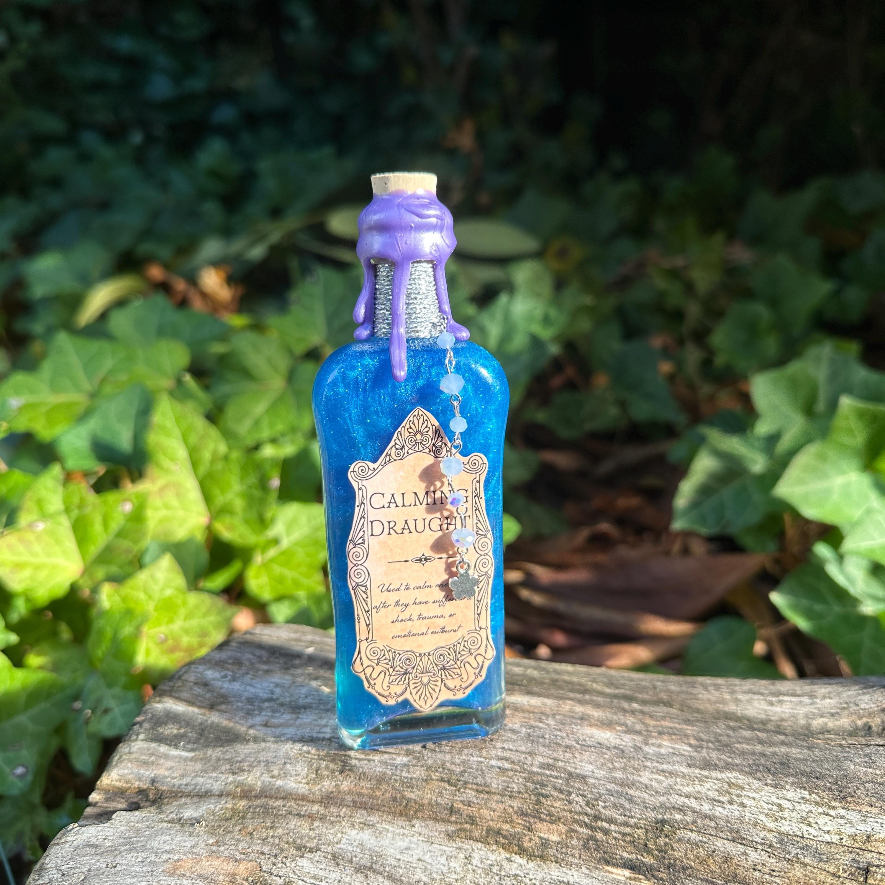 Calming Draught | Color Changing Decorative Potion Bottle | Wizard