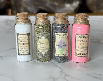 Practical Witch MINI Potions | Fall Autumn Decor | Halloween Decoration | Fantasy Bookshelf