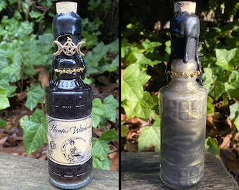 Hecate | Color Changing Potion Bottle | Greek Mythology Potion | Witch Potion | Halloween Potion Bottle | Bookshelf Decor | Altar Decor
