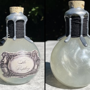 The Prophecy | Color Changing Potion | Magical Apothecary Potion Bottle | Witch and Wizard Potion | Potion Ingredient  | Bookshelf Decor