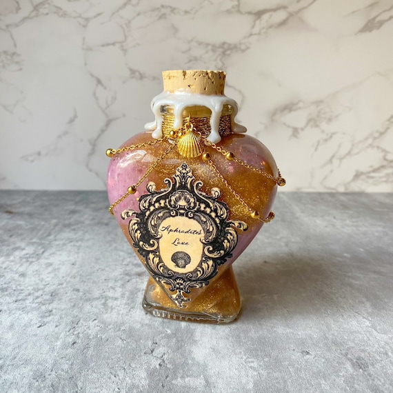 Aphrodite | Greek Mythology Decorative Potion Bottle | Altar Decor | Goddess