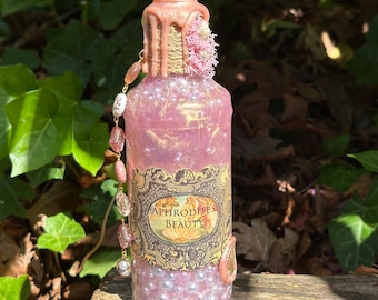 Aphrodite | Color Changing Potion | Greek Mythology Decorative Potion Bottle | Fantasy Potion | Magical Apothecary Bottle | Bookshelf Decor
