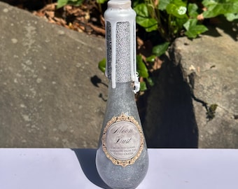 Moon Dust | Color Changing Potion Bottle | Iridescent Glitter Space Decor | Fantasy Bookshelf Decorations