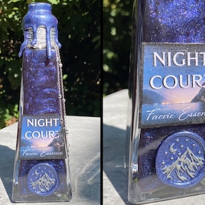 Night Court | Faerie Essence | Color Changing Potion | Magical Apothecary Potion Bottle | Faerie Potion | Fantasy Book Worlds | Fae Courts