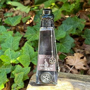 Shadow Court | Faerie Essence | Color Changing Potion | Magical Apothecary Potion Bottle | Faerie Potion | Fantasy Book Worlds | Fae Courts