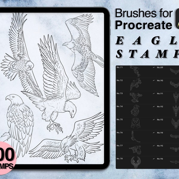 100 timbres d'aigle procréer | procréer des pinceaux | style de tatouage | Économisez votre temps et explorez maintenant