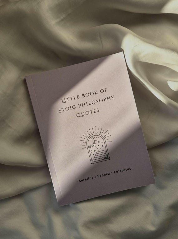 Stoic Philosophy Book – Quotes from Aurelius, Seneca, Epictetus
