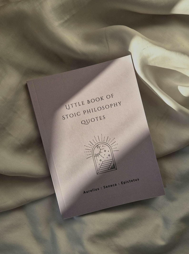 Stoic Philosophy Book – Quotes from Aurelius, Seneca, Epictetus image 1