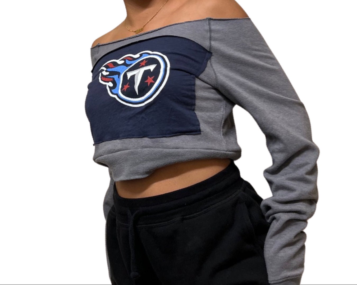 tennessee titans crop top
