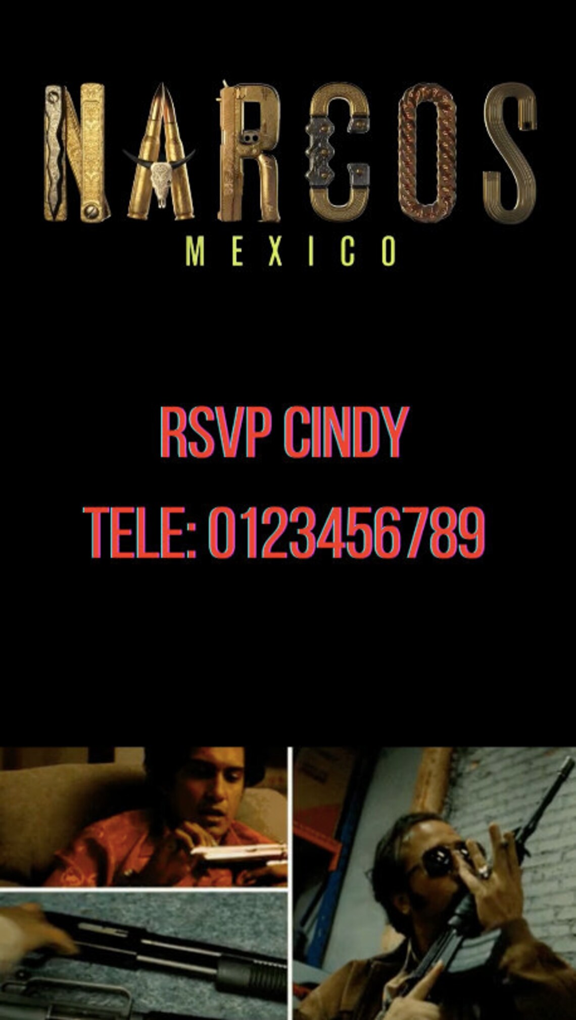 Narcos Themed Birthday Party Video Invitation Narco Mexican | Etsy