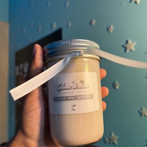 Milk and cookies candle