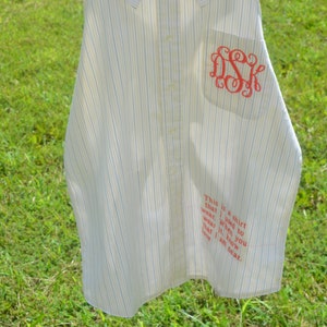 Converted Shirt into an Apron or Pillow