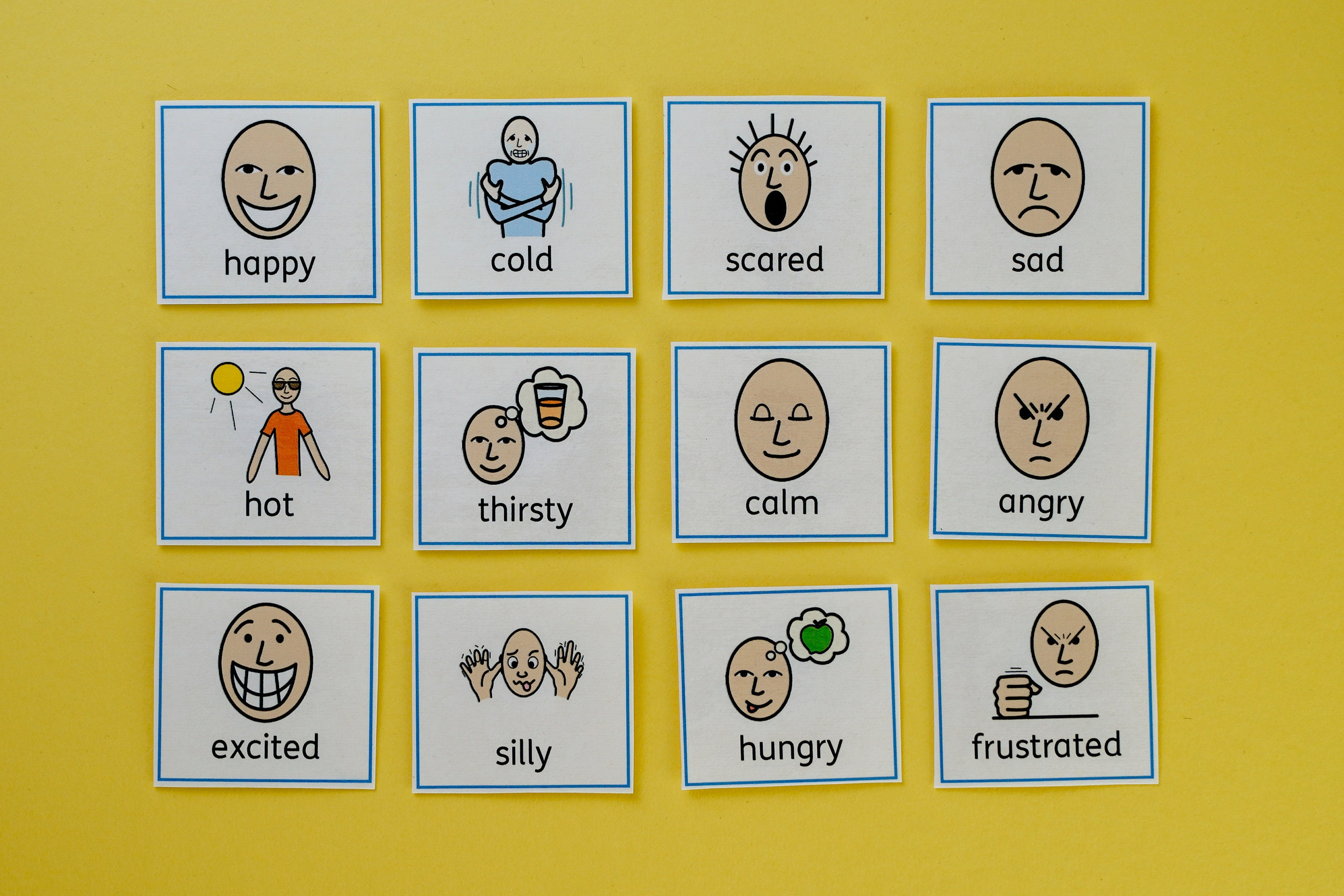 I Feel / I Need communication PECS visuals for autism ADHD Etsy