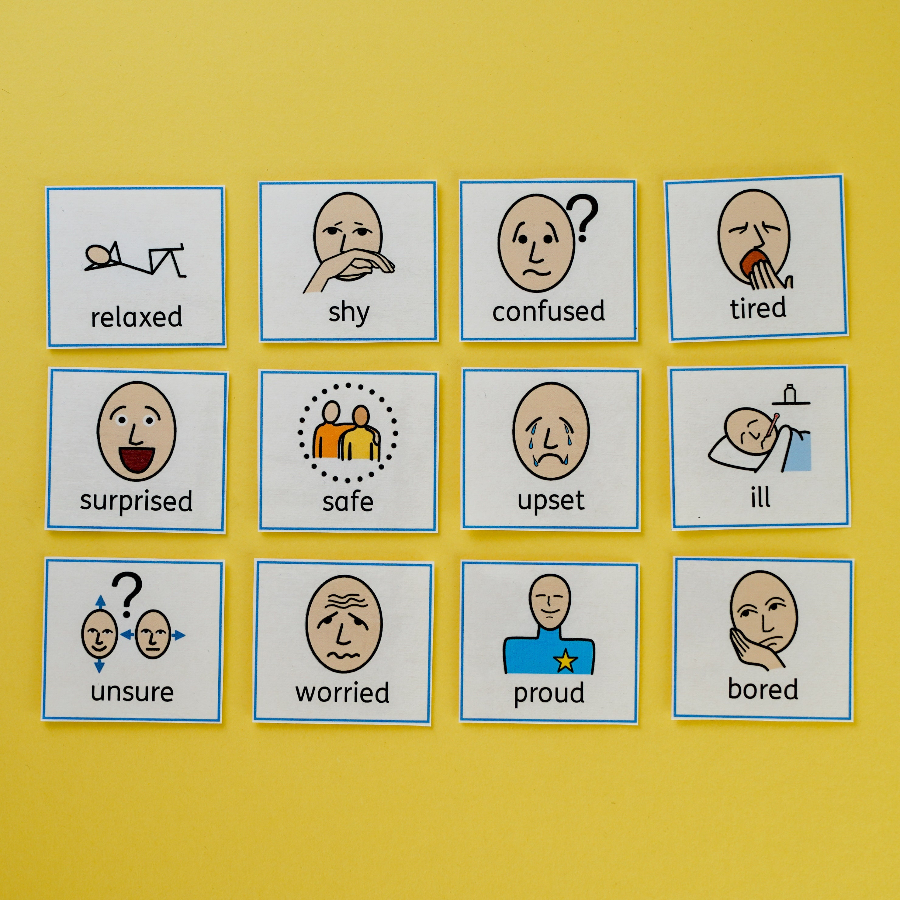 I Feel / I Need communication PECS visuals for autism ADHD Etsy