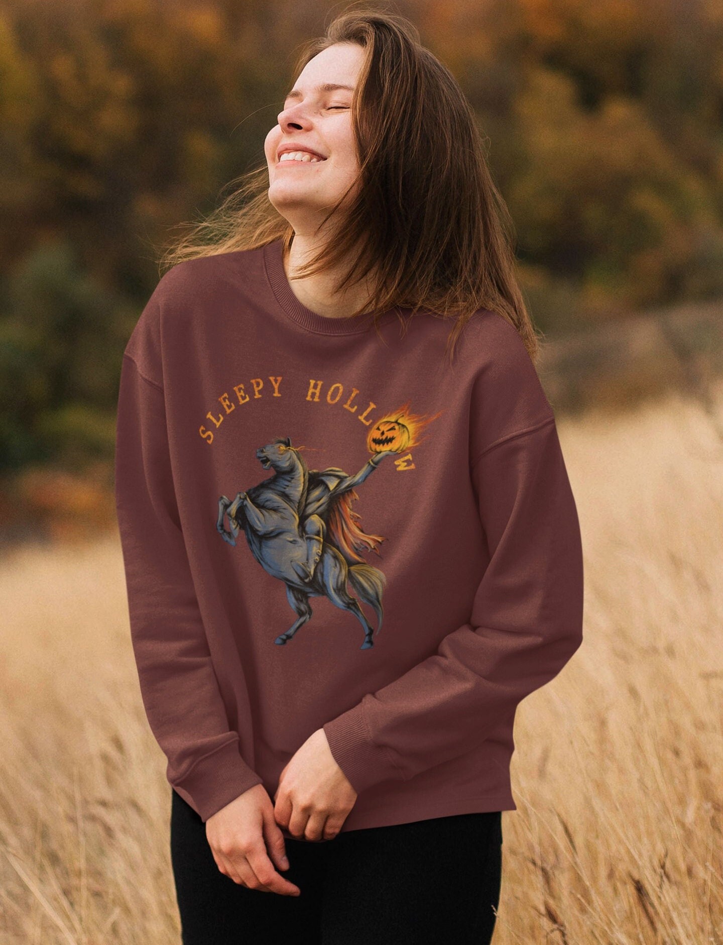 Sleepy Hollow Sweatshirt | Headless Horseman Halloween Spooky Sweatshirt | Hudson Valley Gifts NY | Winter New York Historic Town