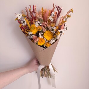 autumn dried flower bunch