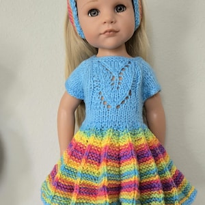 18 inches, 19 inches   doll clothes  (Suitable for American Girl and Gotz dolls and etc.).