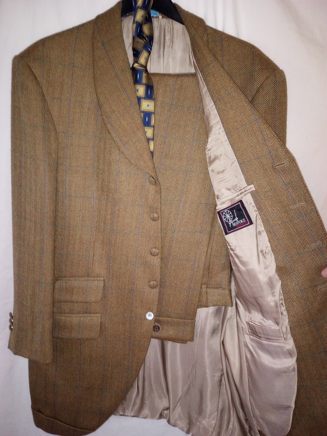 David Corbitt Made Bespoke Suit: Jacket Pants and Tie - Etsy