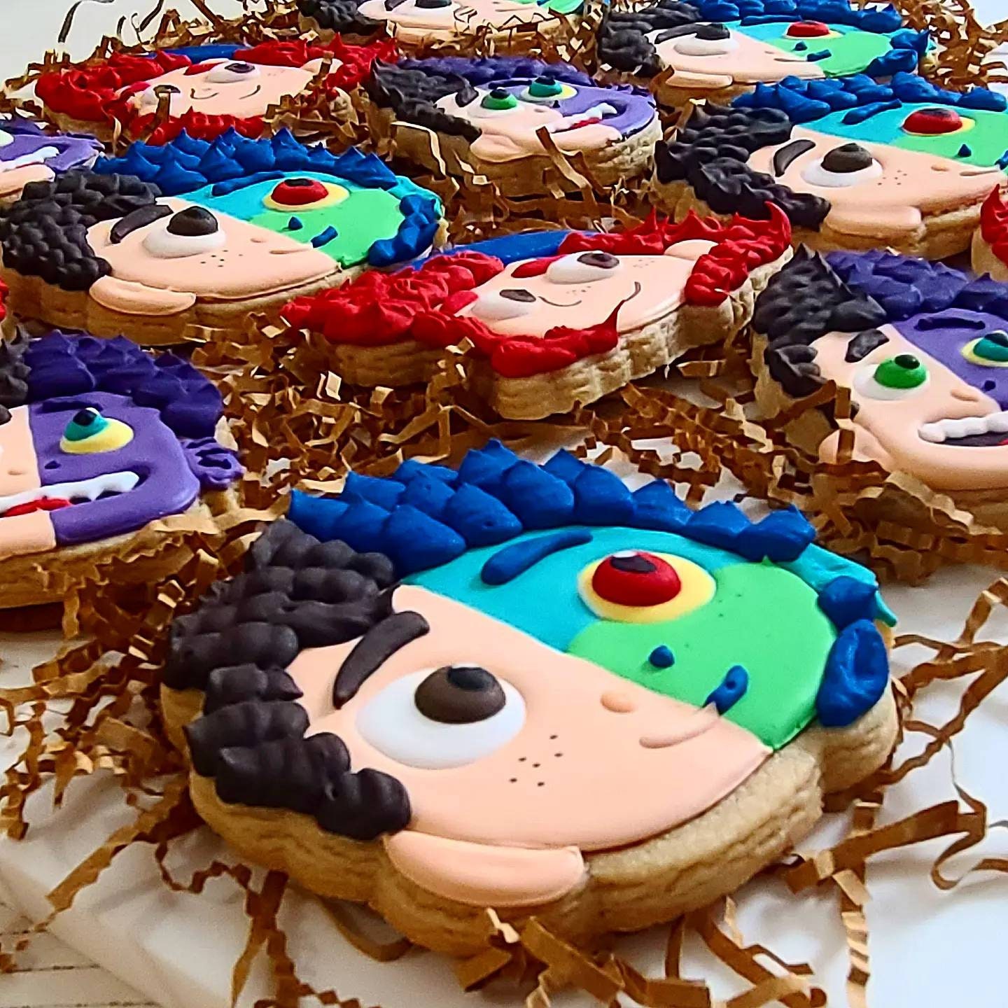 Disney Luca decorated cookies  Wild one birthday party, Cookie decorating,  Pixar party