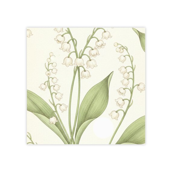 Lily of the Valley Floral Post-it Note Pads | Botanical Sticky Notes
