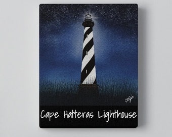 Cape Hatteras Lighthouse Canvas Gallery Wrap