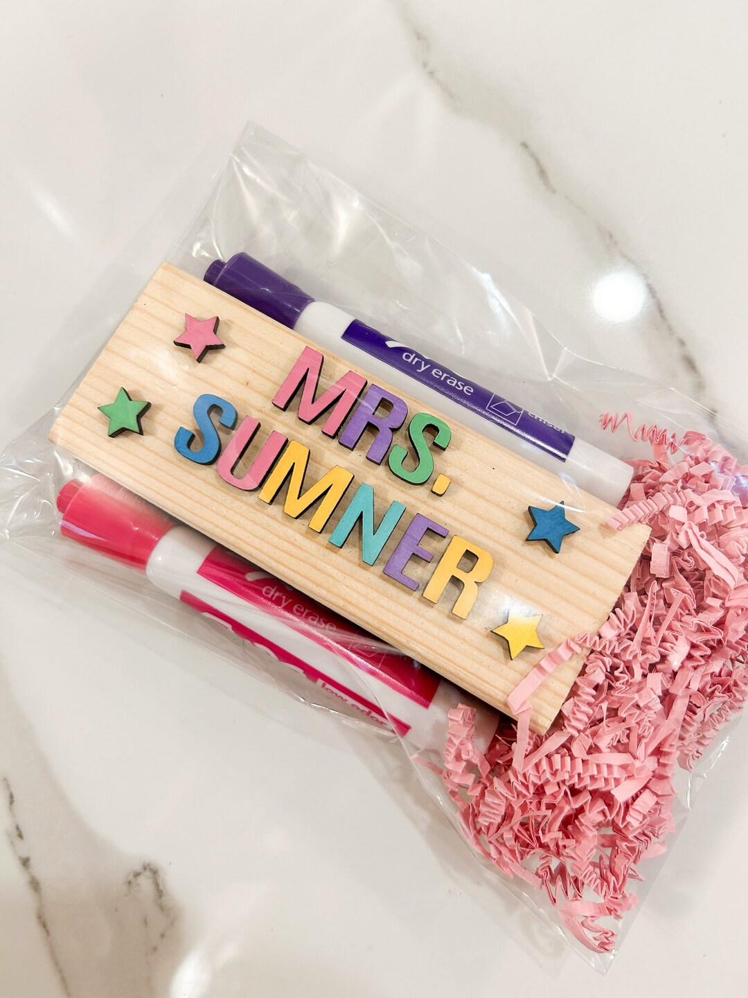 Teacher Eraser and Marker Set, Personalized Eraser Set, Teacher Whiteboard Eraser, Educator Gift