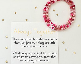 Mama and Mini Beaded Bracelet Set | Matching Mom & Child Jewelry