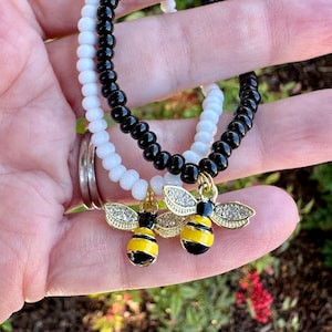 bee bracelet bee charm bracelet honeybee jewelry bee lovers gift gold bee bracelet cute bee bracelet insect jewelry