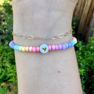 Mama and Mini bracelet set | First day of School/Preschool/Kindergarten | Mom and child matching security bracelet | Separation Bracelet set