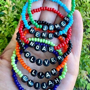 Bracelets for boys Name Bracelet Personalized gift for boys boys Party favors for boys gifts for boys sports gift boys boy jewelry