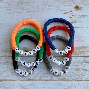 Bracelets for boys Name Bracelet Personalized gift for boys boys Party favors for boys gifts for boys sports gift boys boy jewelry