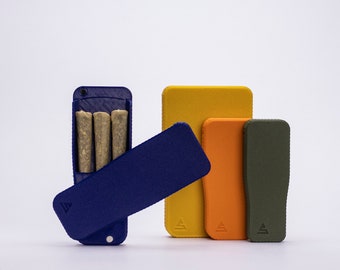 Pre-Rolls Case, Magnetic Cigarette Crush Proof Holder for Cones, Color set 3