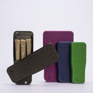 Pre-Rolls Case, Magnetic Cigarette Crush Proof Holder for Cones, Glitters