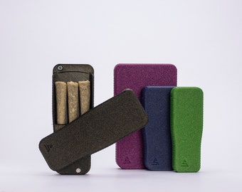 Pre-Rolls Case, Magnetic Cigarette Crush Proof Holder for Cones, Glitters