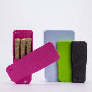 Pre-Rolls Case, Magnetic Cigarette Crush Proof Holder for Cones, Color set 2