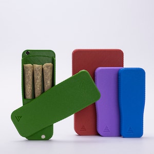 Pre-Rolls Case, Magnetic Cigarette Crush Proof Holder for Cones, Color set 1