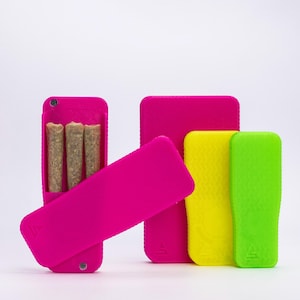 Pre-Rolls Case, Magnetic Cigarette Crush Proof Holder for Cones, NEONs