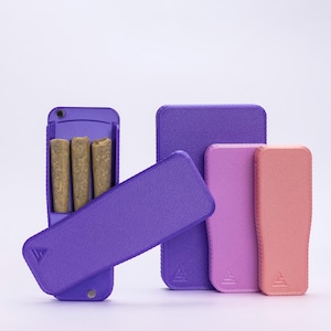 Pre-Rolls Case, Magnetic Cigarette Crush Proof Holder for Cones, Silky