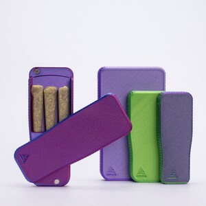 Pre-Rolls Case, Magnetic Cigarette Crush Proof Holder for Cones, Mystics 2