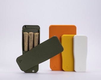 Pre-Rolls Case, Magnetic Cigarette Crush Proof Holder for Cones, Color set 4