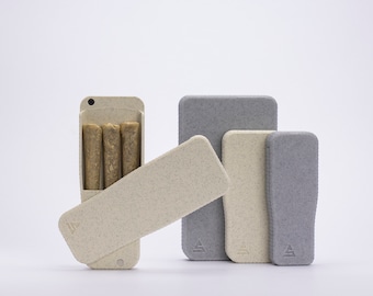 Pre-Rolls Case, Magnetic Cigarette Crush Proof Holder for Cones, Stone