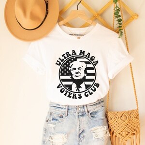 Ultra Maga Voters Club Retro Shirt | Trump Shirt | Trump 2024 Shirt | Conservative Shirt