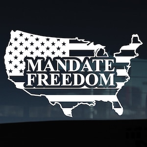 Mandat Freiheit/Amerika Aufkleber