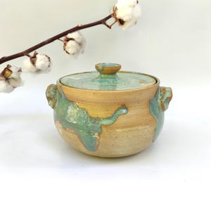 Handmade Covered pottery Casserole Dish | Ceramic Casserole baking dish | Cooking Pot with Lid
