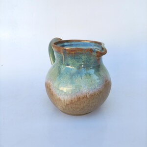 Pitcher and a matching bowl, Ceramic Jug with handle, Pottery Large Pitcher, Ceramic Pitcher