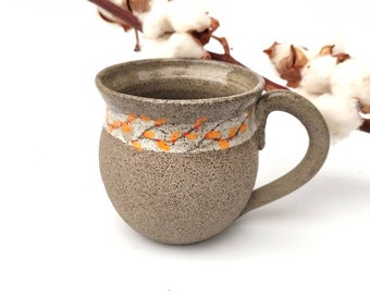 Handmade mug, Pottery mug, Ceramic coffee mug, one of a kind mug