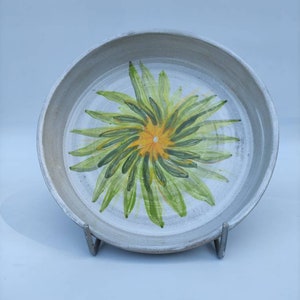 Hand painted plate of 18cm | Ceramic Fruit Bowl | Tableware tray | Stoneware Serving Dish | Kitchen Storage